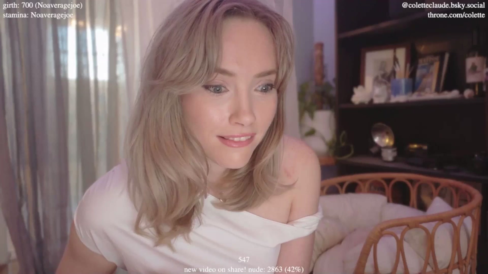 Gallery image thumbnail from coletteclaude's myfreecams stream on, 01/08/2025, 21:20 image 9 of 20