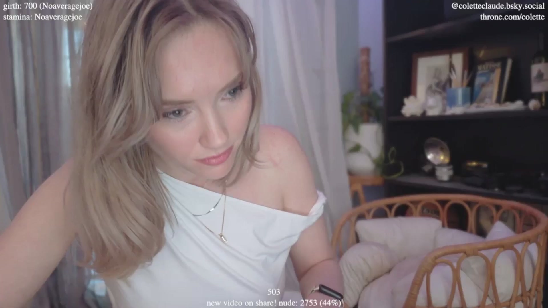 Gallery image thumbnail from coletteclaude's myfreecams stream on, 01/08/2025, 21:20 image 16 of 20