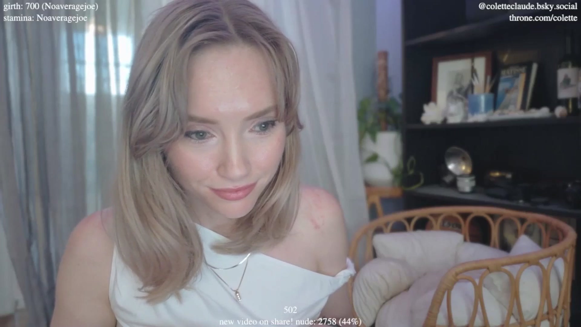 Gallery image thumbnail from coletteclaude's myfreecams stream on, 01/08/2025, 21:20 image 14 of 20