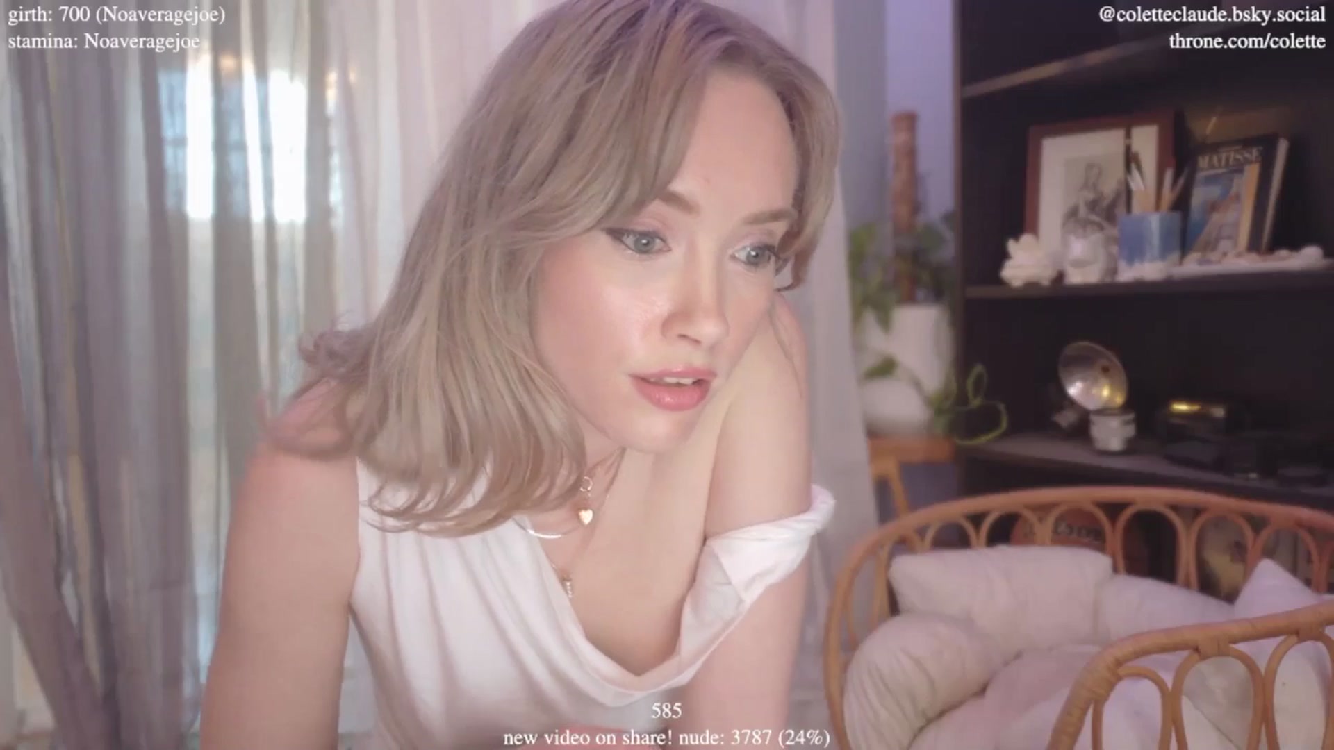 Gallery image thumbnail from coletteclaude's myfreecams stream on, 01/08/2025, 21:20 image 4 of 20