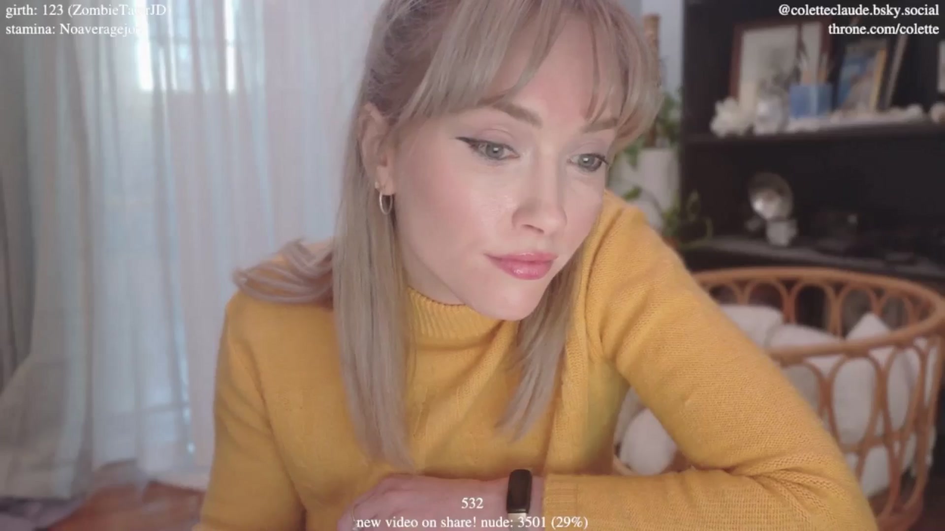 Gallery image thumbnail from coletteclaude's myfreecams stream on, 01/09/2025, 21:10 image 13 of 20