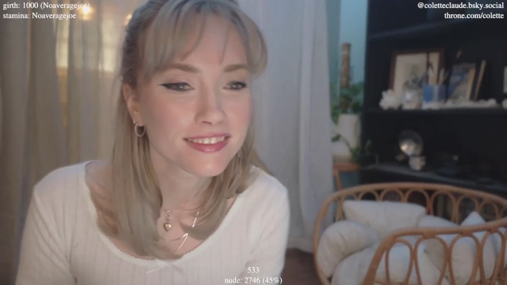 Gallery image thumbnail from coletteclaude's myfreecams stream on, 01/10/2025, 20:49 image 7 of 20