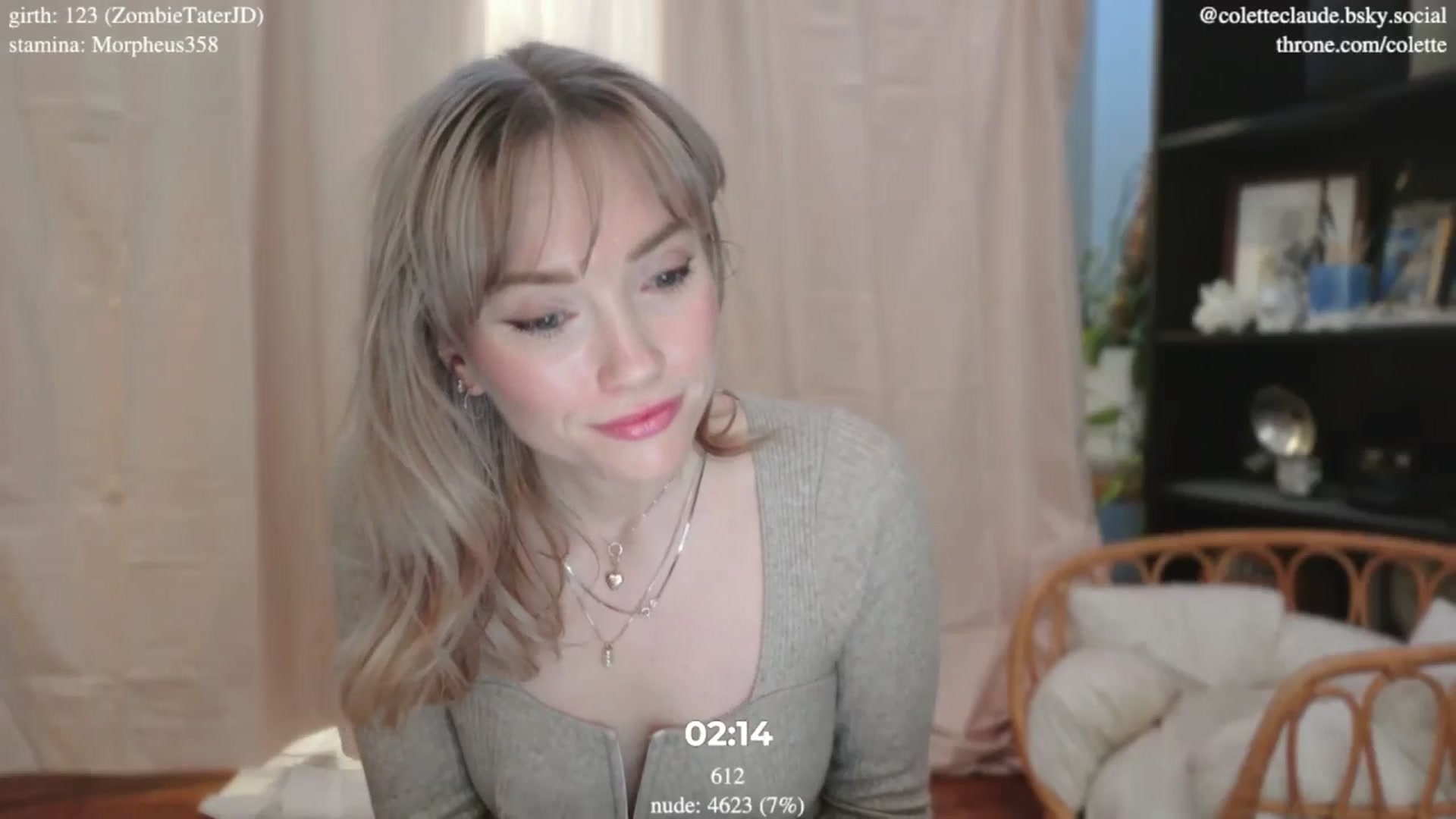 Gallery image thumbnail from coletteclaude's myfreecams stream on, 01/16/2025, 21:12 image 5 of 20