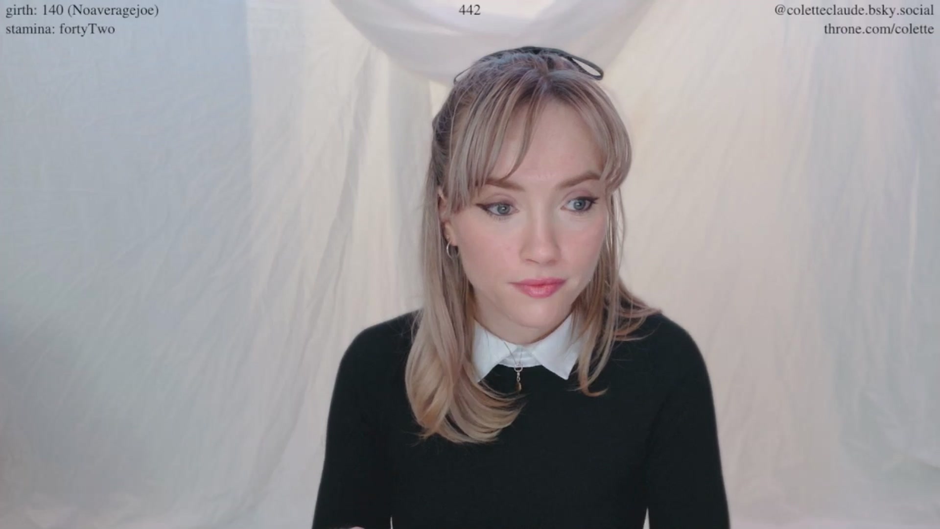 Gallery image thumbnail from coletteclaude's myfreecams stream on, 02/03/2025, 21:37 image 13 of 20