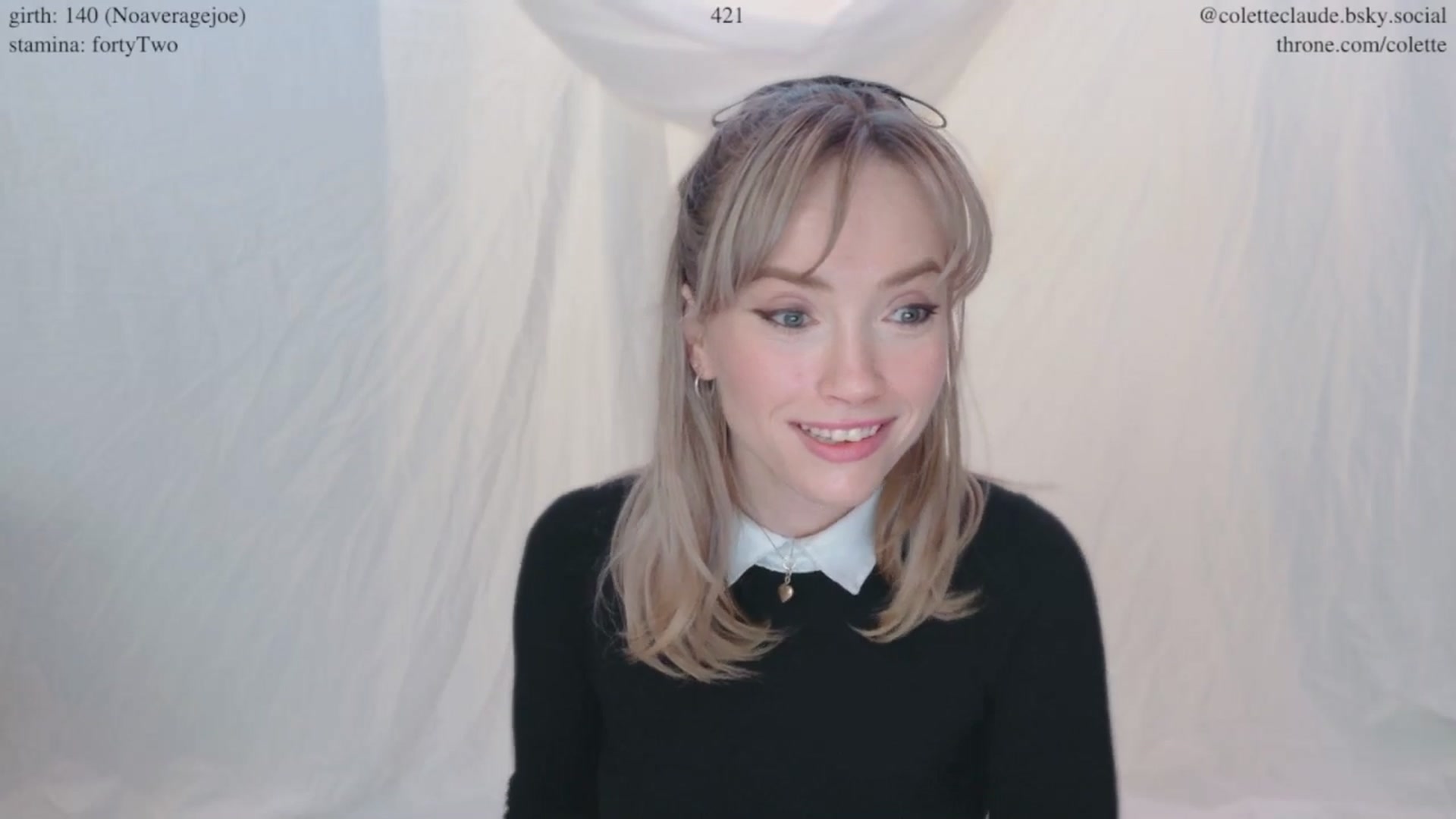 Gallery image thumbnail from coletteclaude's myfreecams stream on, 02/03/2025, 21:37 image 14 of 20