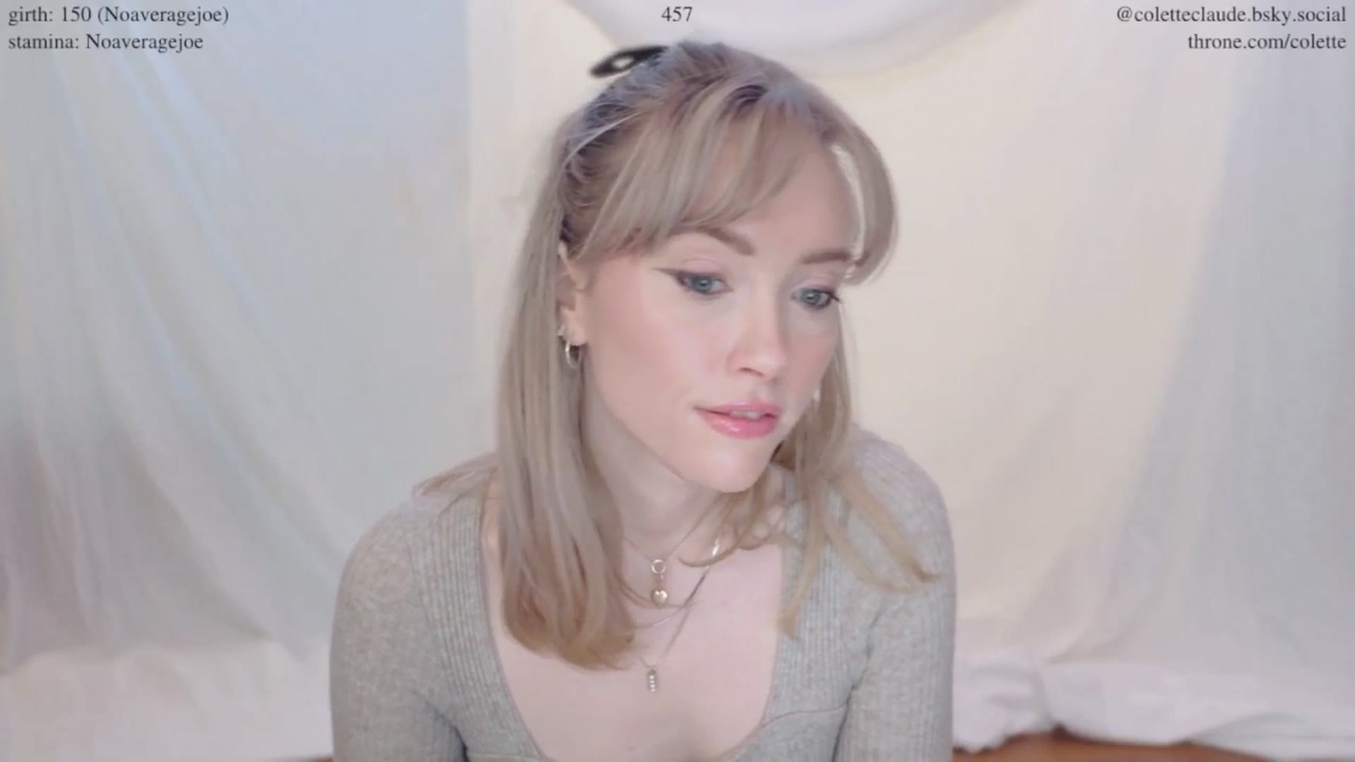 Gallery image thumbnail from coletteclaude's myfreecams stream on, 02/04/2025, 21:13 image 9 of 20