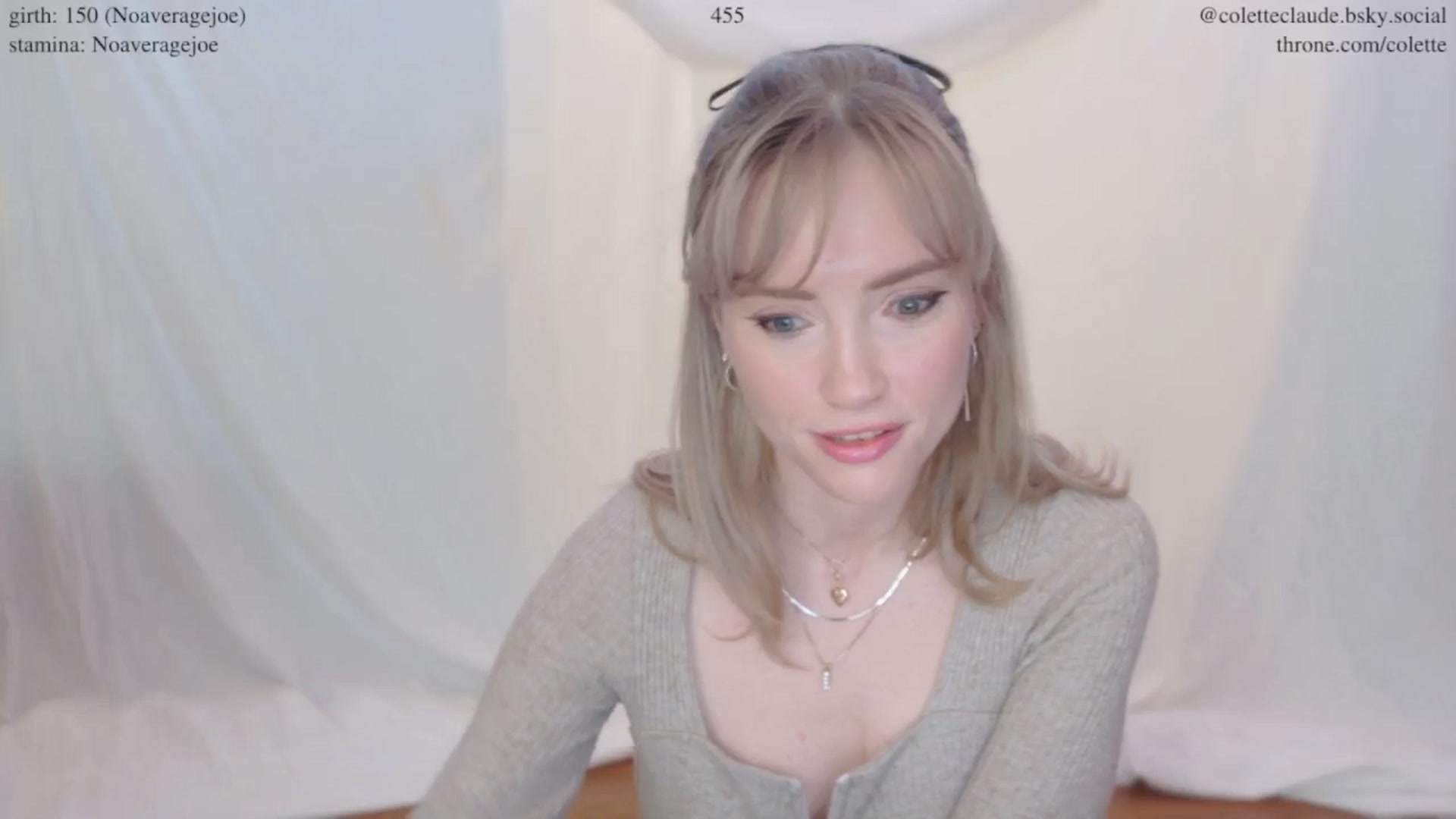 Gallery image thumbnail from coletteclaude's myfreecams stream on, 02/04/2025, 21:13 image 11 of 20