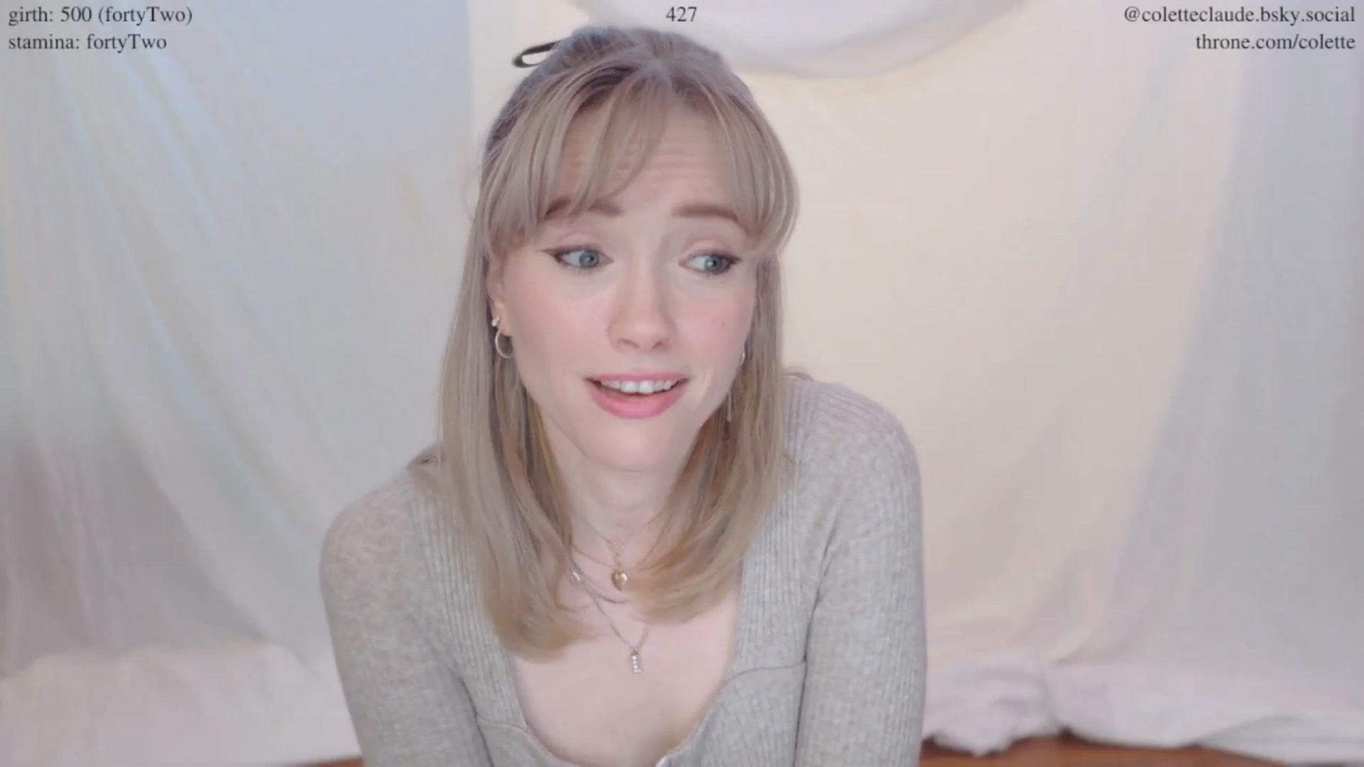 Gallery image thumbnail from coletteclaude's myfreecams stream on, 02/04/2025, 21:13 image 13 of 20