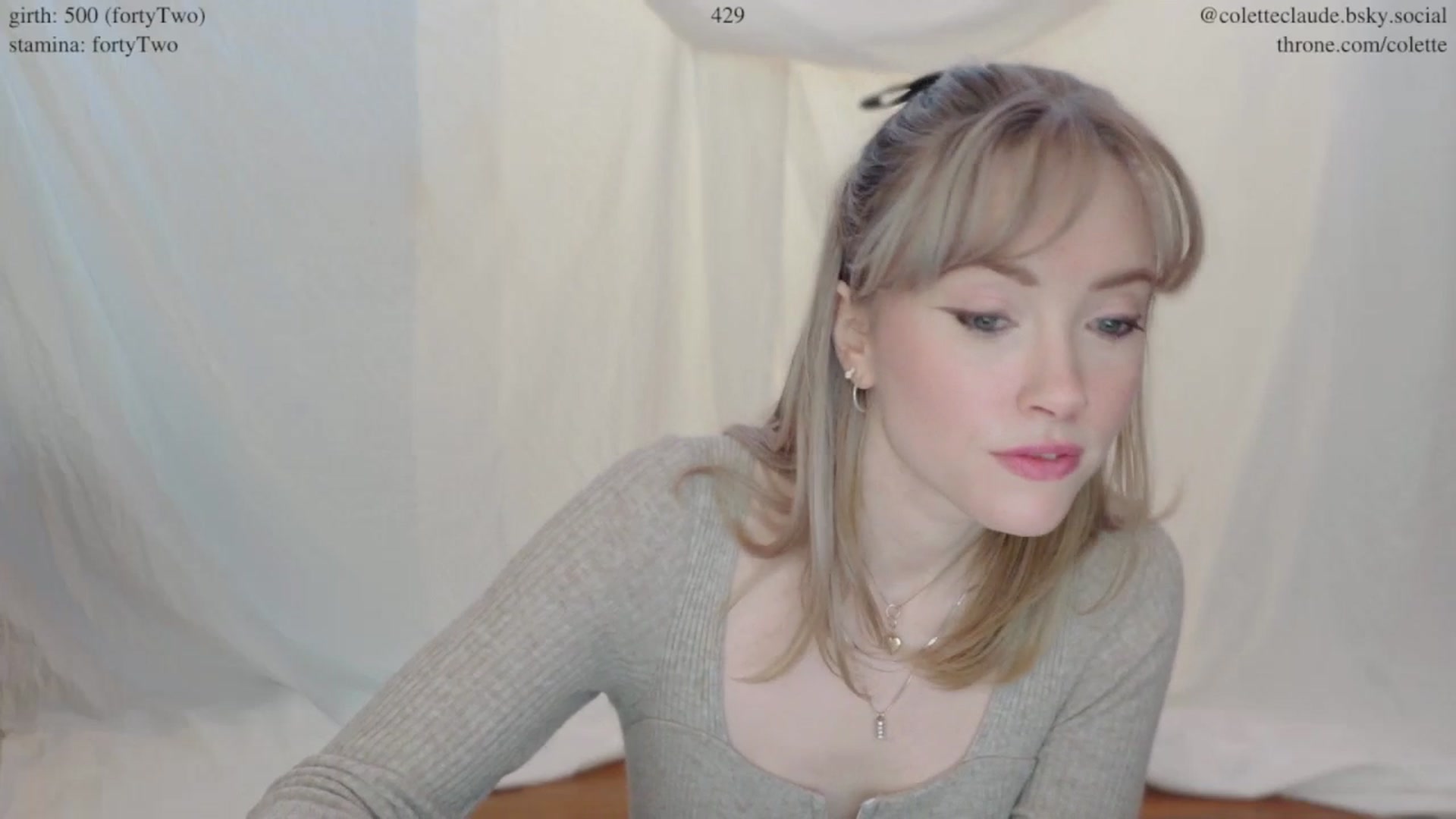 Gallery image thumbnail from coletteclaude's myfreecams stream on, 02/04/2025, 21:13 image 16 of 20