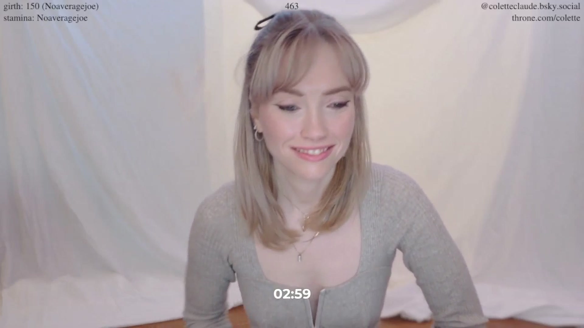 Gallery image thumbnail from coletteclaude's myfreecams stream on, 02/04/2025, 21:13 image 7 of 20