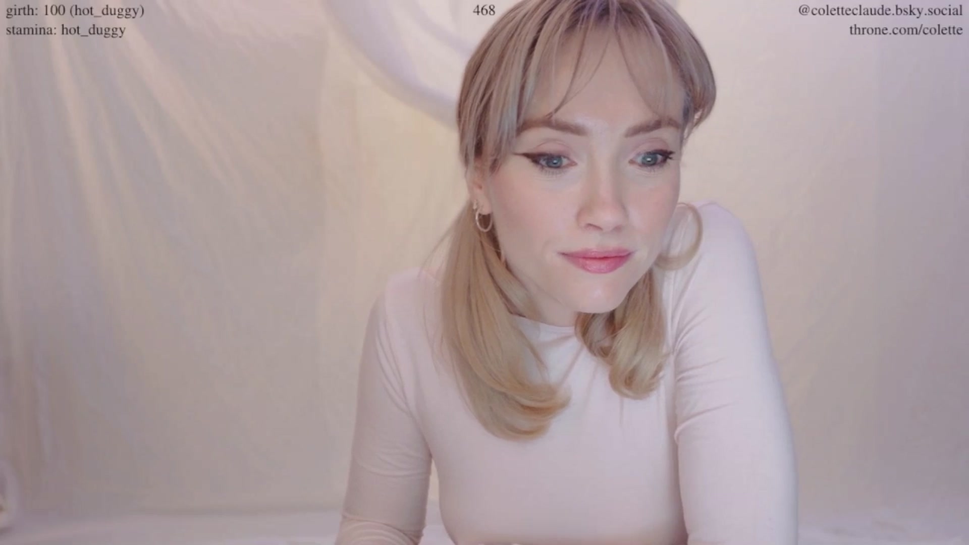 Gallery image thumbnail from coletteclaude's myfreecams stream on, 02/05/2025, 21:04 image 4 of 20