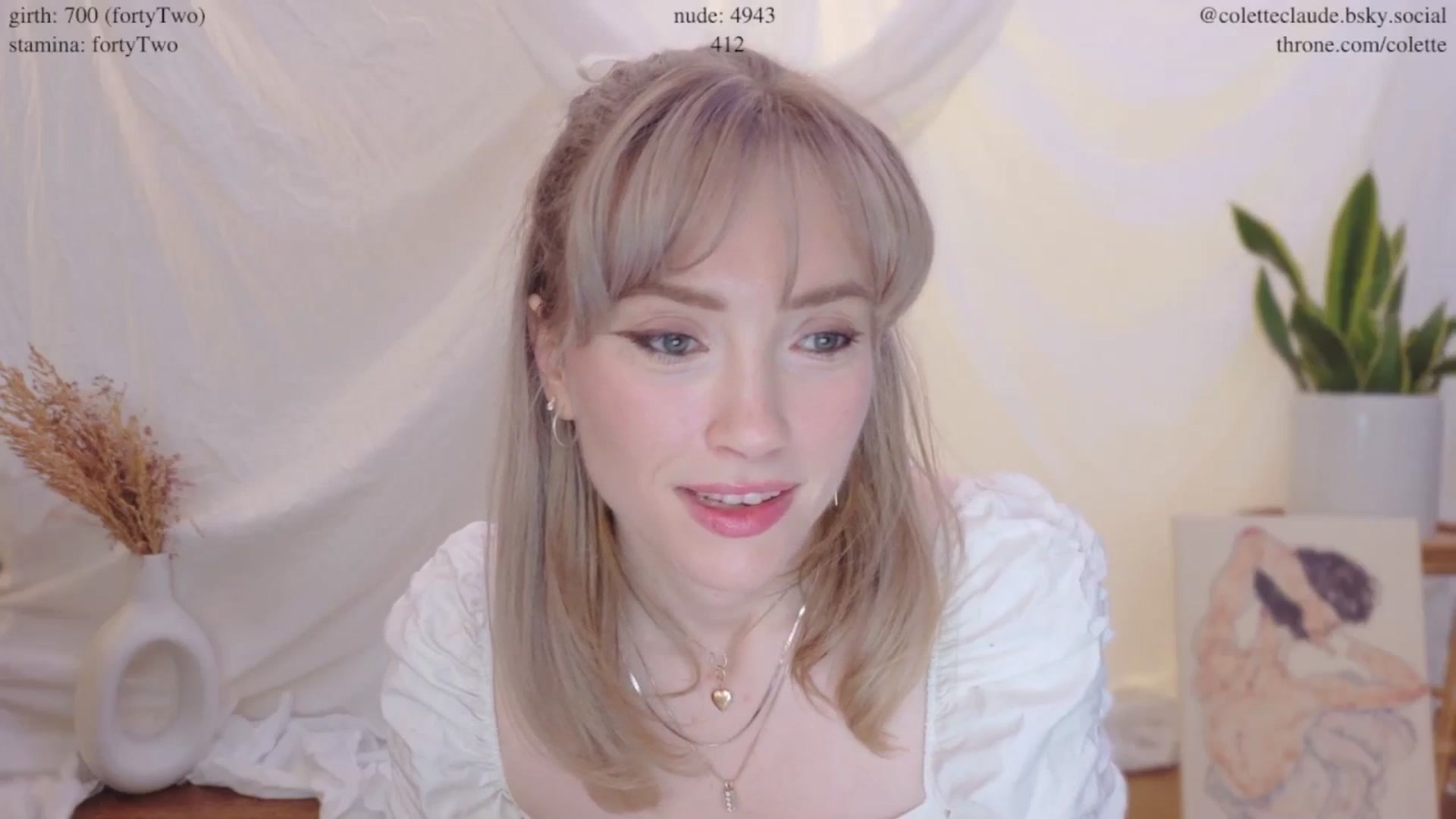 Gallery image thumbnail from coletteclaude's myfreecams stream on, 02/06/2025, 21:16 image 4 of 20