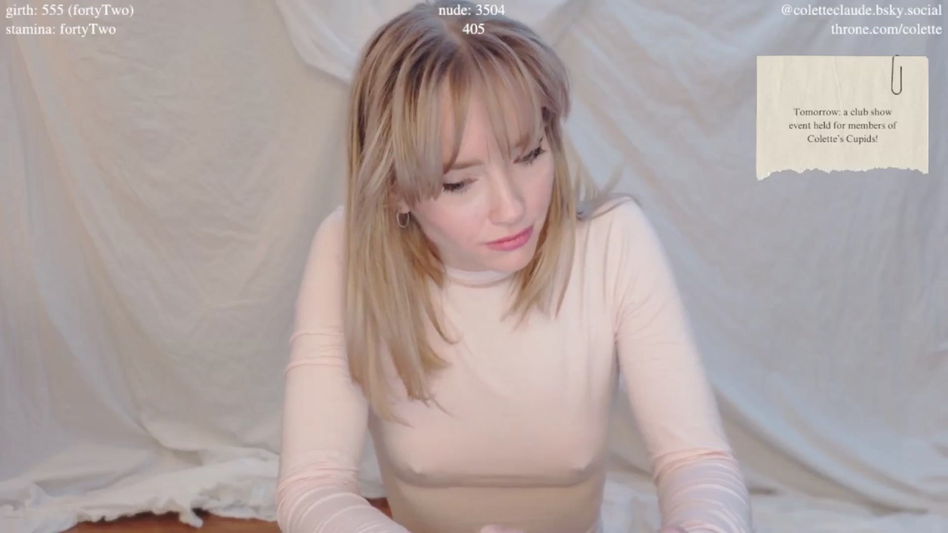 Gallery image thumbnail from coletteclaude's myfreecams stream on, 02/13/2025, 20:55 image 15 of 20
