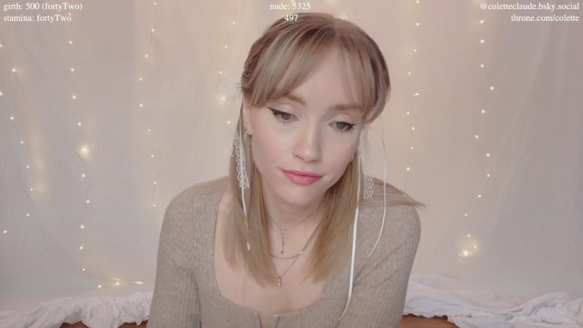 Gallery image thumbnail from coletteclaude's myfreecams stream on, 02/18/2025, 21:53 image 5 of 20