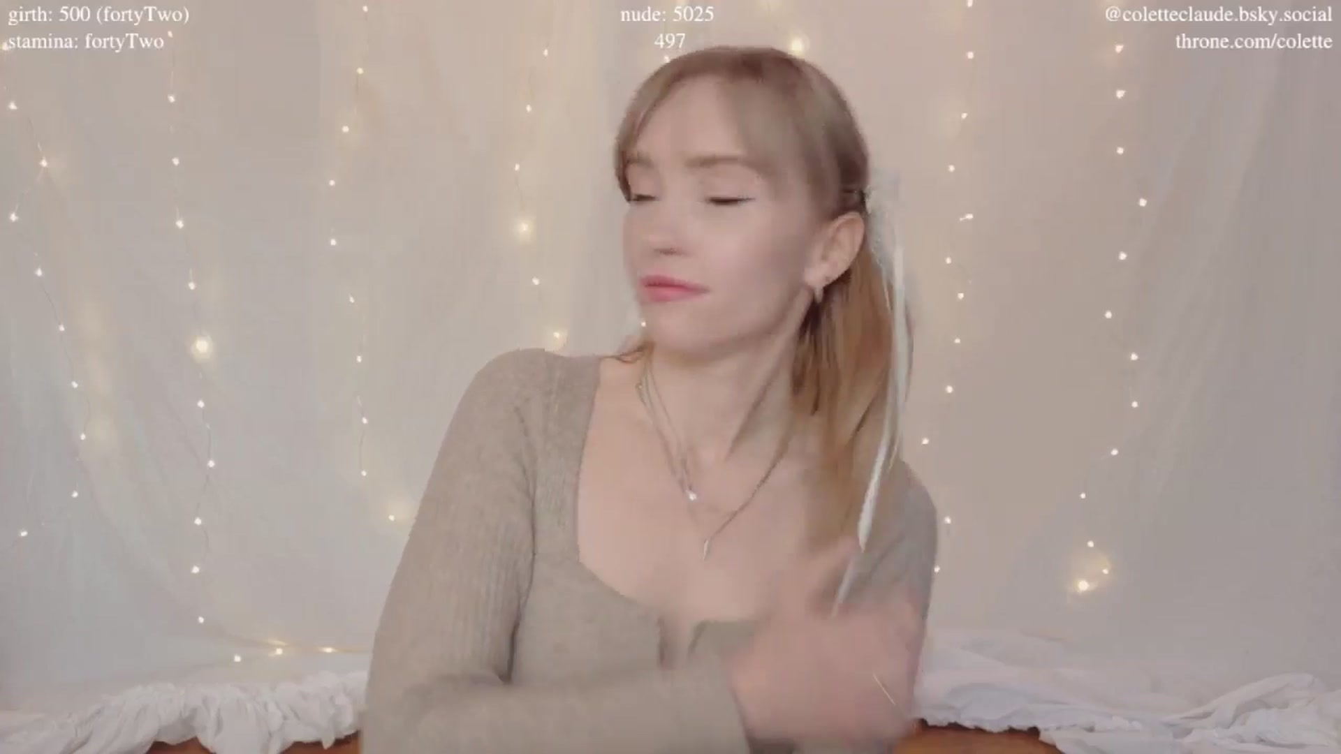 Gallery image thumbnail from coletteclaude's myfreecams stream on, 02/18/2025, 21:53 image 11 of 20