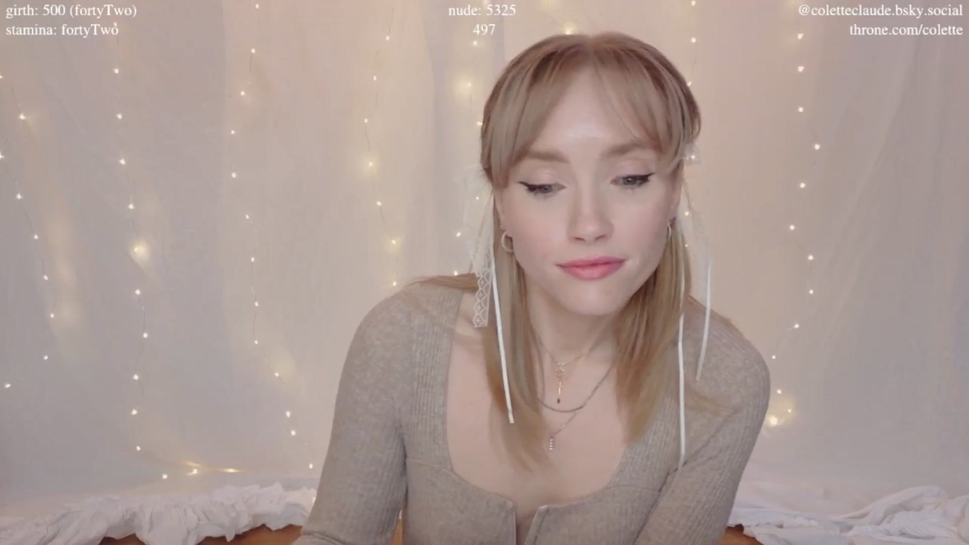 Gallery image thumbnail from coletteclaude's myfreecams stream on, 02/18/2025, 21:53 image 4 of 20