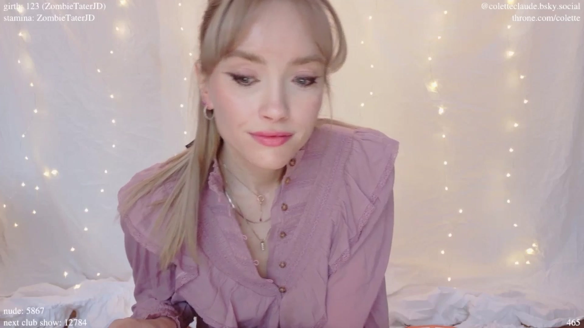 Gallery image thumbnail from coletteclaude's myfreecams stream on, 02/21/2025, 21:15 image 3 of 20