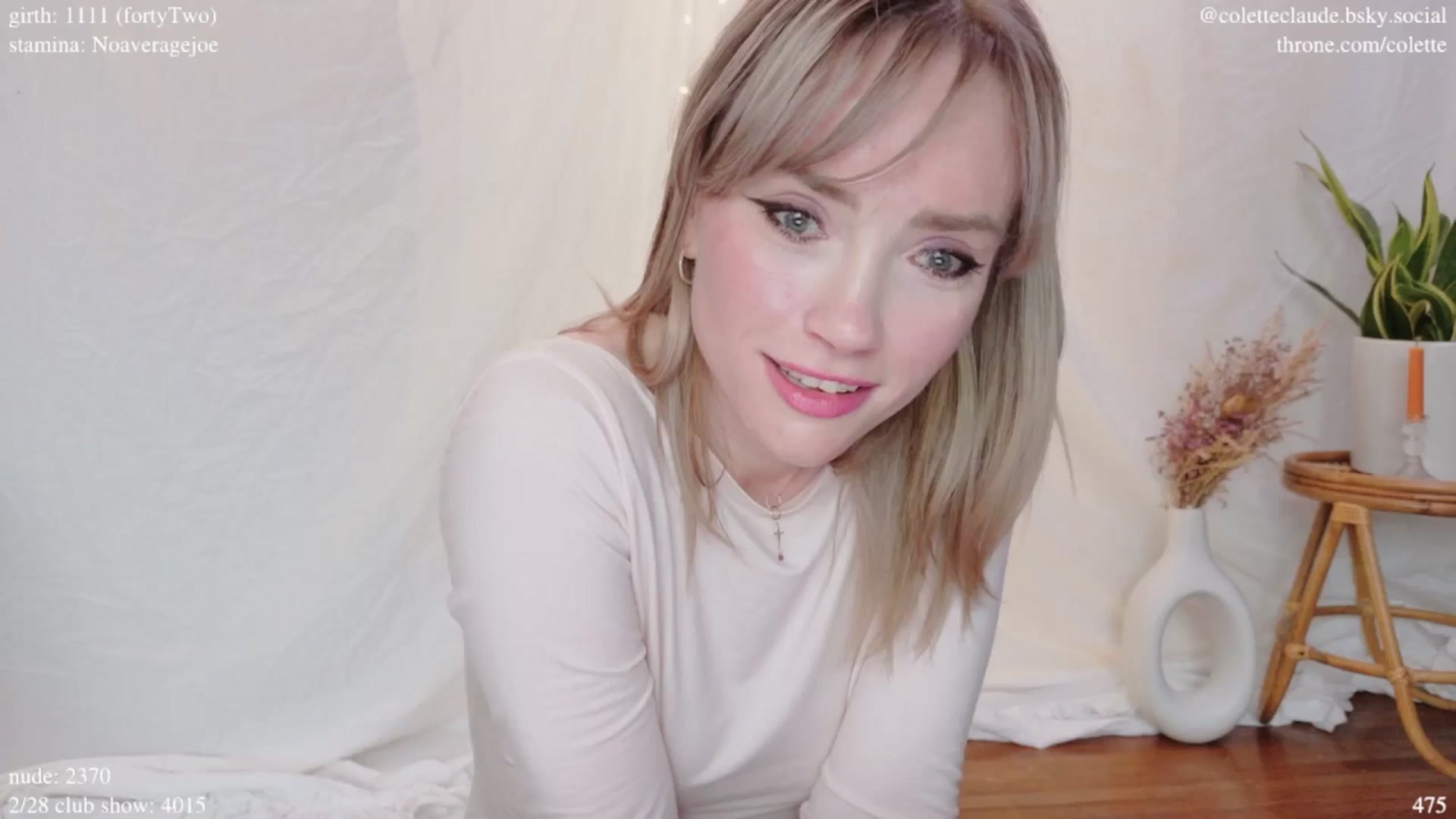 Gallery image thumbnail from coletteclaude's myfreecams stream on, 02/27/2025, 21:14 image 5 of 20