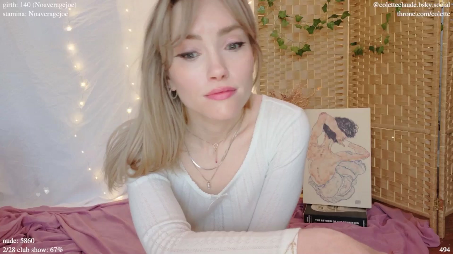 Gallery image thumbnail from coletteclaude's myfreecams stream on, 02/28/2025, 20:33 image 1 of 20