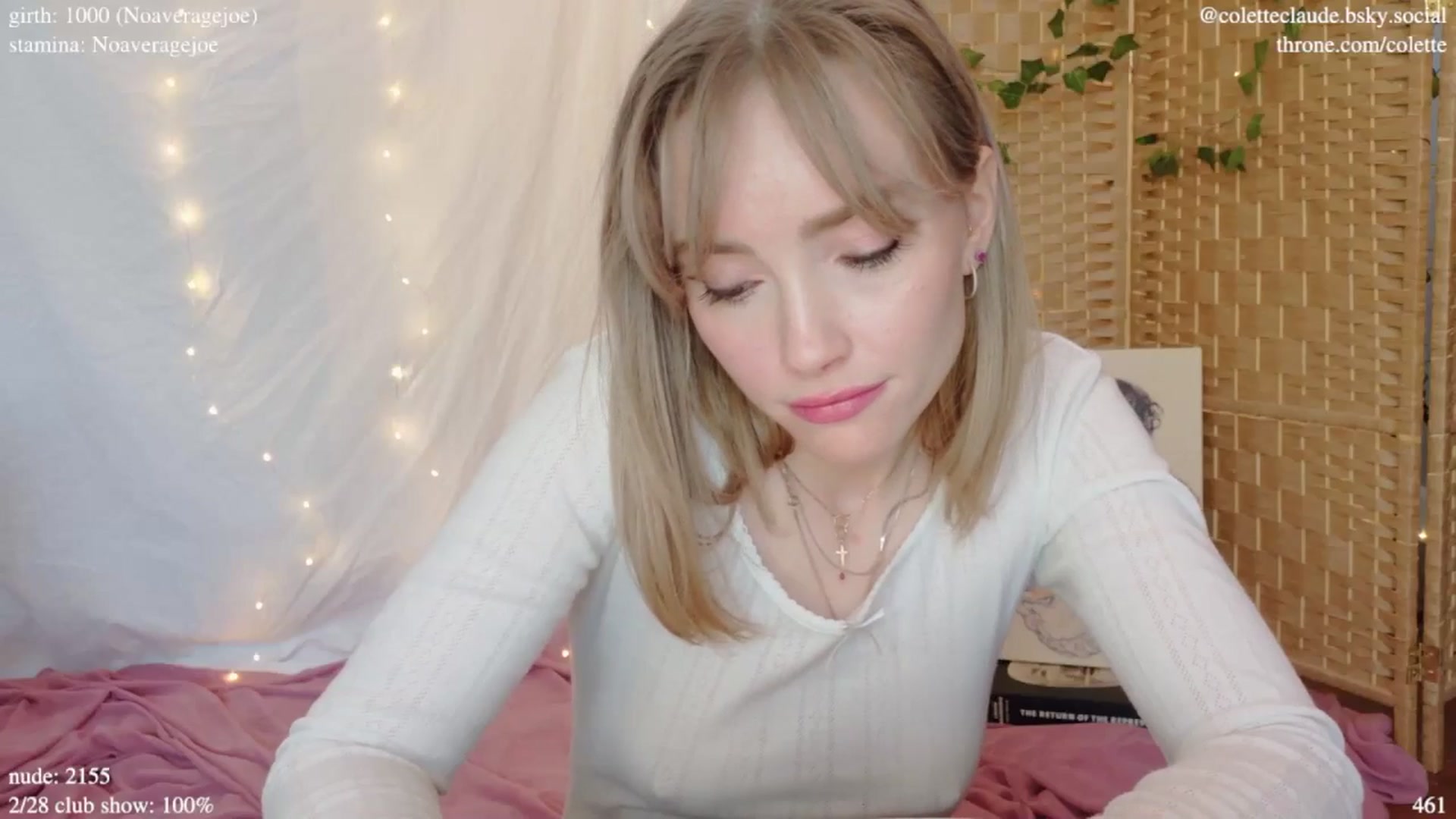 Gallery image thumbnail from coletteclaude's myfreecams stream on, 02/28/2025, 20:33 image 12 of 20