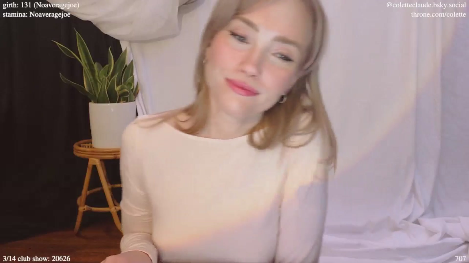 Gallery image thumbnail from coletteclaude's myfreecams stream on, 03/10/2025, 20:26 image 6 of 20
