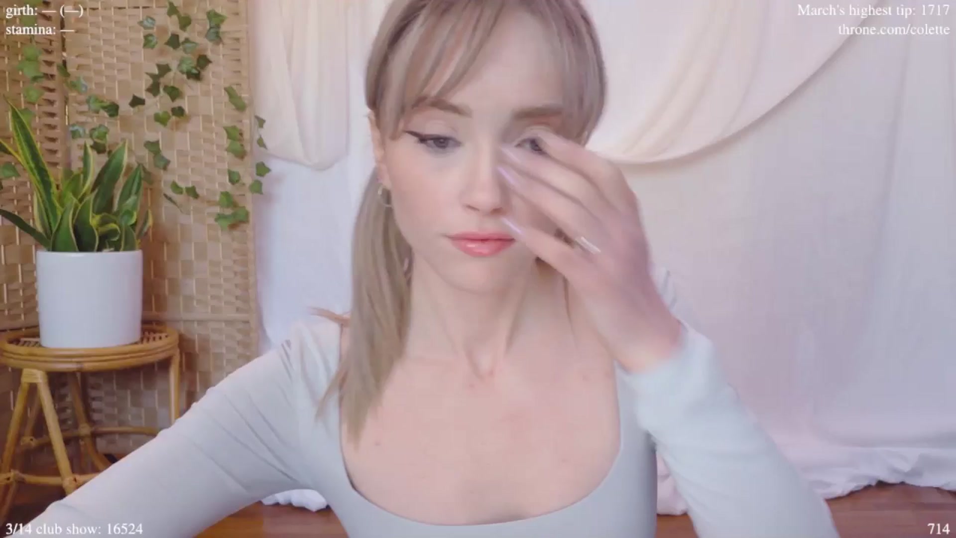 Gallery image thumbnail from coletteclaude's myfreecams stream on, 03/12/2025, 19:28 image 1 of 20