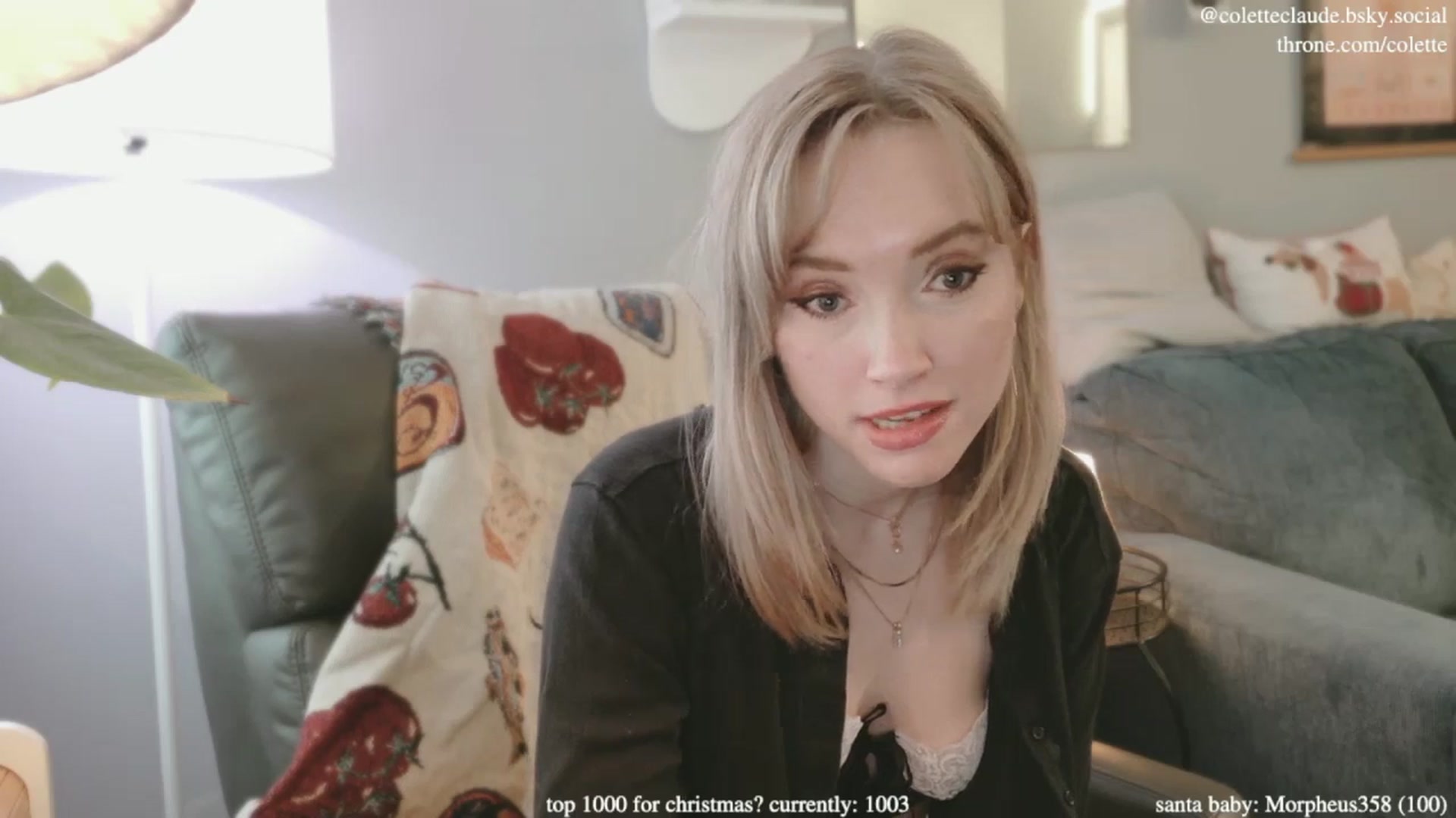 Gallery image thumbnail from coletteclaus's myfreecams stream on, 12/13/2024, 21:23 image 4 of 20