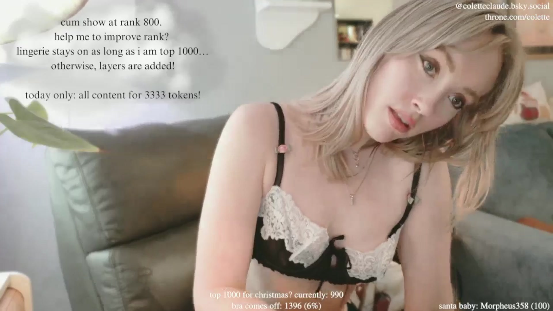 Gallery image thumbnail from coletteclaus's myfreecams stream on, 12/13/2024, 21:23 image 13 of 20