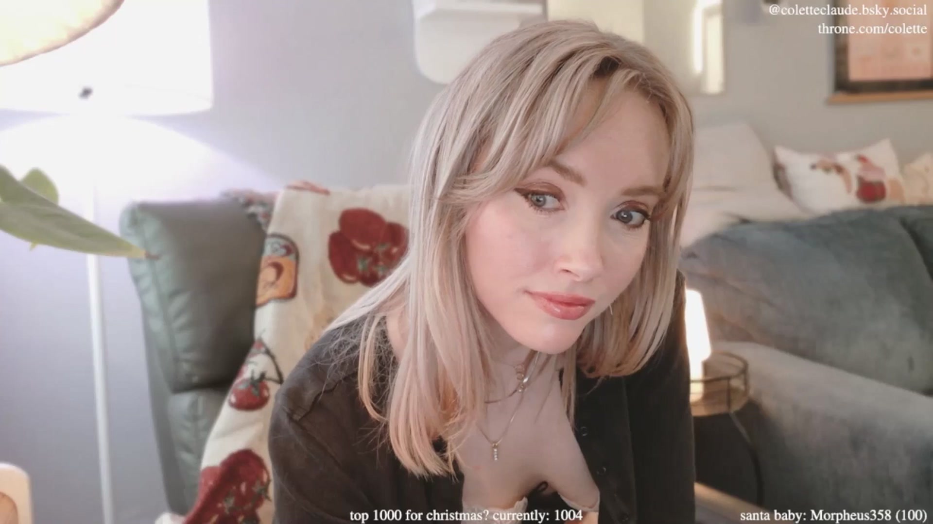 Gallery image thumbnail from coletteclaus's myfreecams stream on, 12/13/2024, 21:23 image 6 of 20