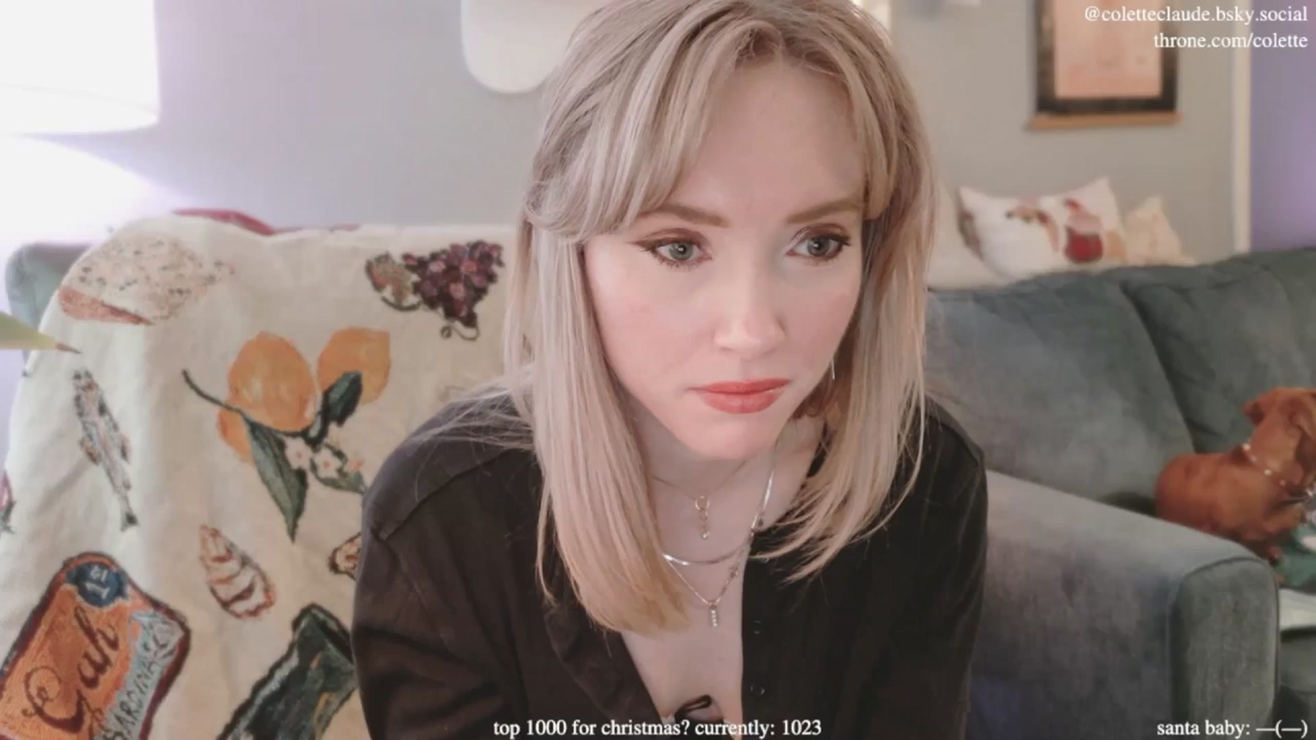 Gallery image thumbnail from coletteclaus's myfreecams stream on, 12/13/2024, 21:23 image 1 of 20