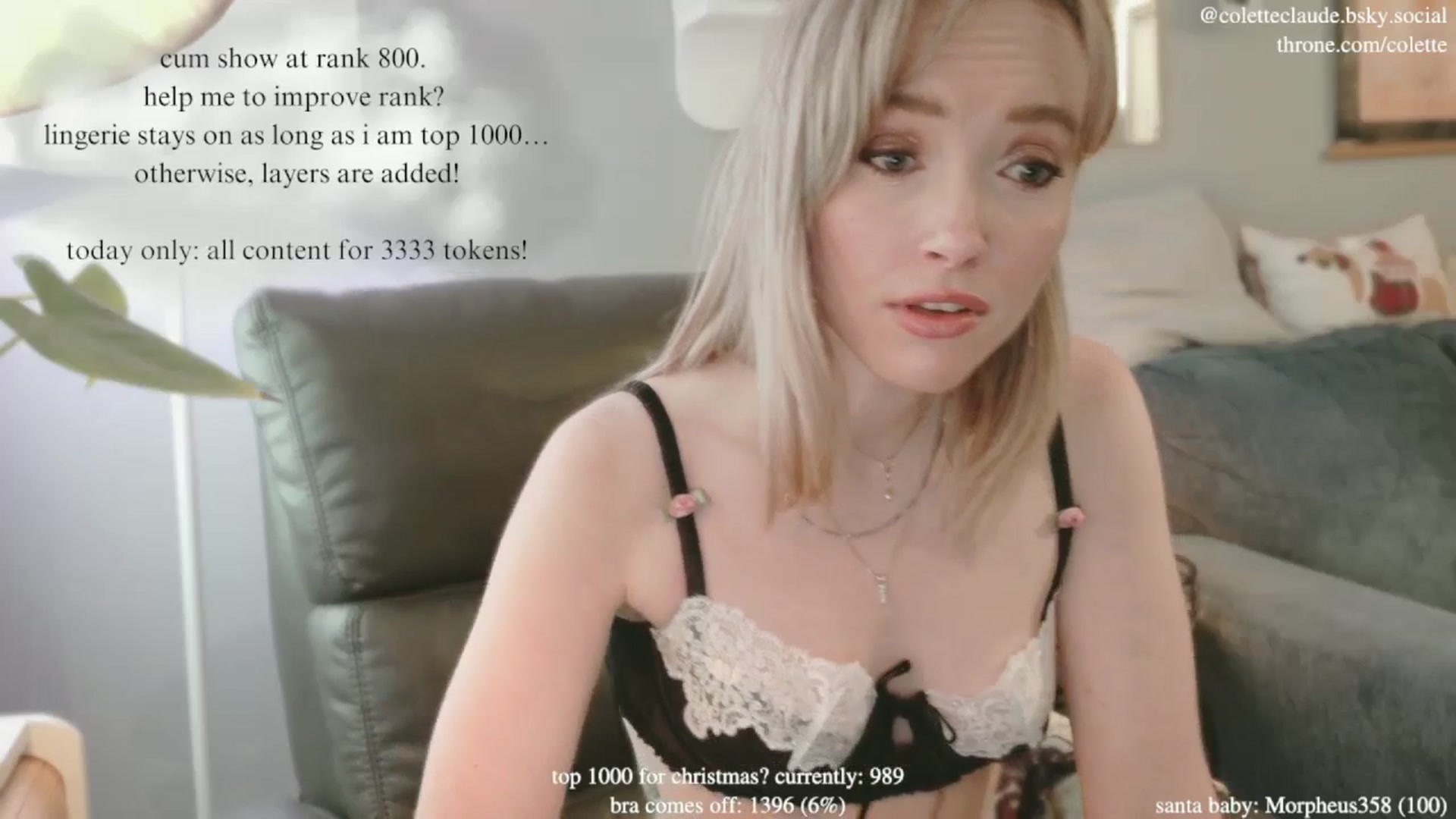 Gallery image thumbnail from coletteclaus's myfreecams stream on, 12/13/2024, 21:23 image 11 of 20