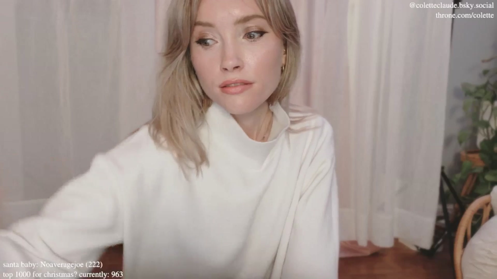 Gallery image thumbnail from coletteclaus's myfreecams stream on, 12/16/2024, 21:47 image 7 of 20