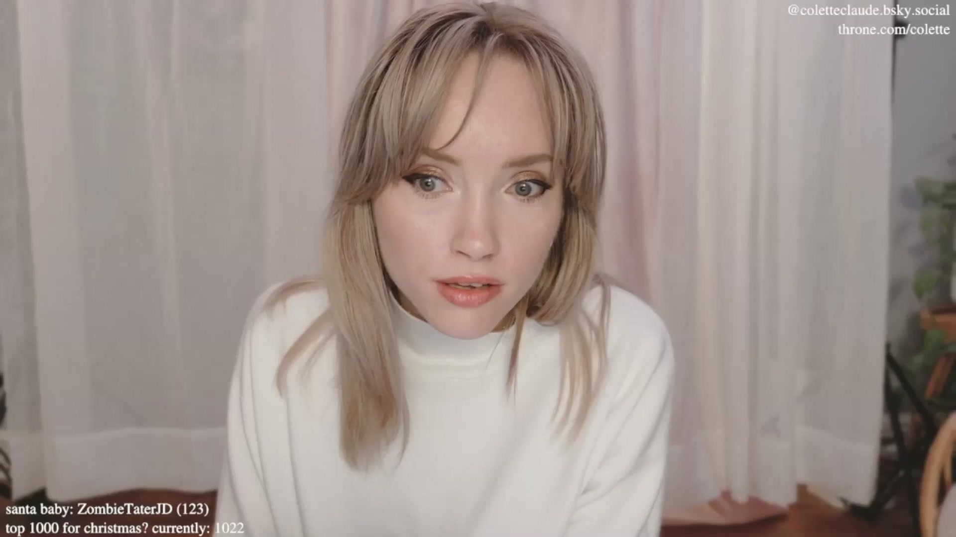 Gallery image thumbnail from coletteclaus's myfreecams stream on, 12/16/2024, 21:47 image 3 of 20