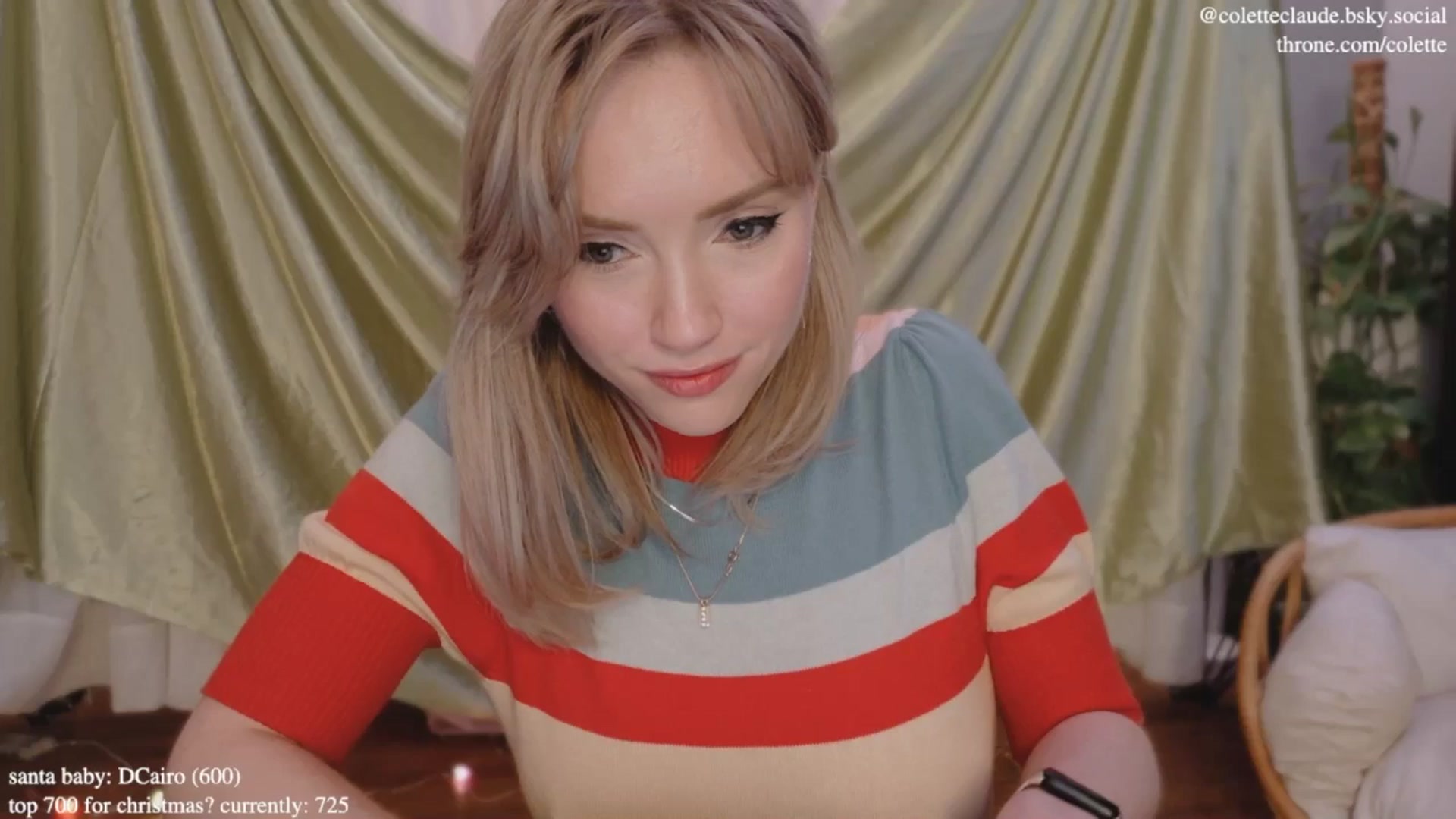 Gallery image thumbnail from coletteclaus's myfreecams stream on, 12/23/2024, 20:08 image 7 of 20