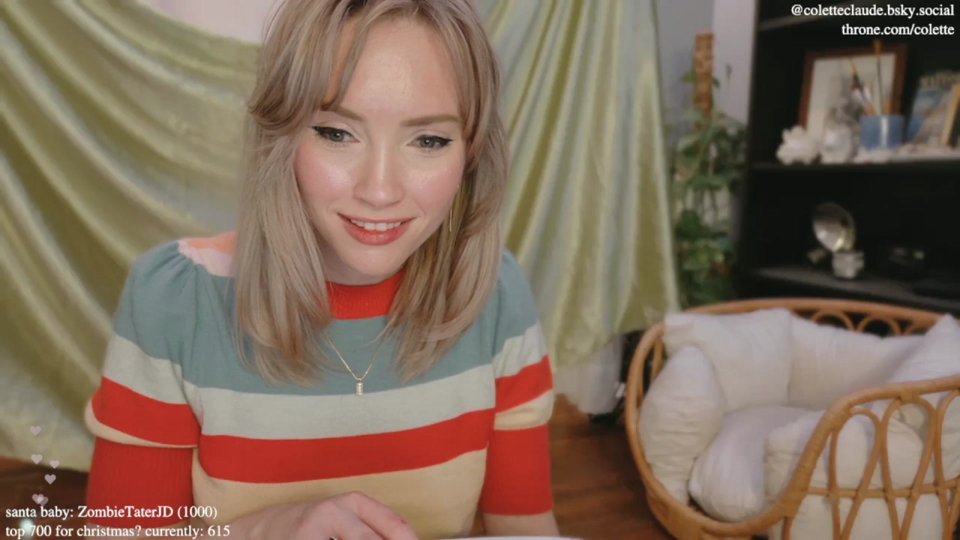 Gallery image thumbnail from coletteclaus's myfreecams stream on, 12/23/2024, 20:08 image 16 of 20