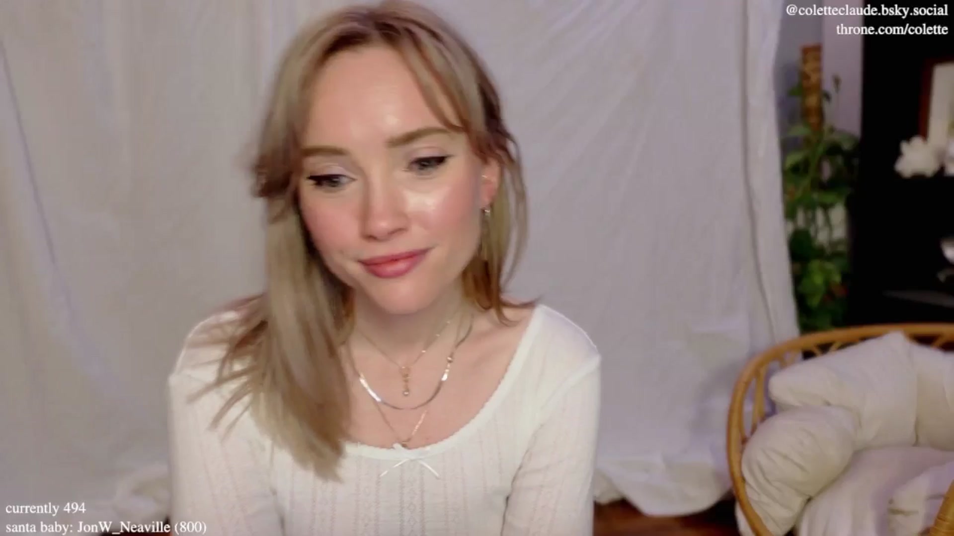 Gallery image thumbnail from coletteclaus's myfreecams stream on, 12/26/2024, 21:29 image 15 of 20