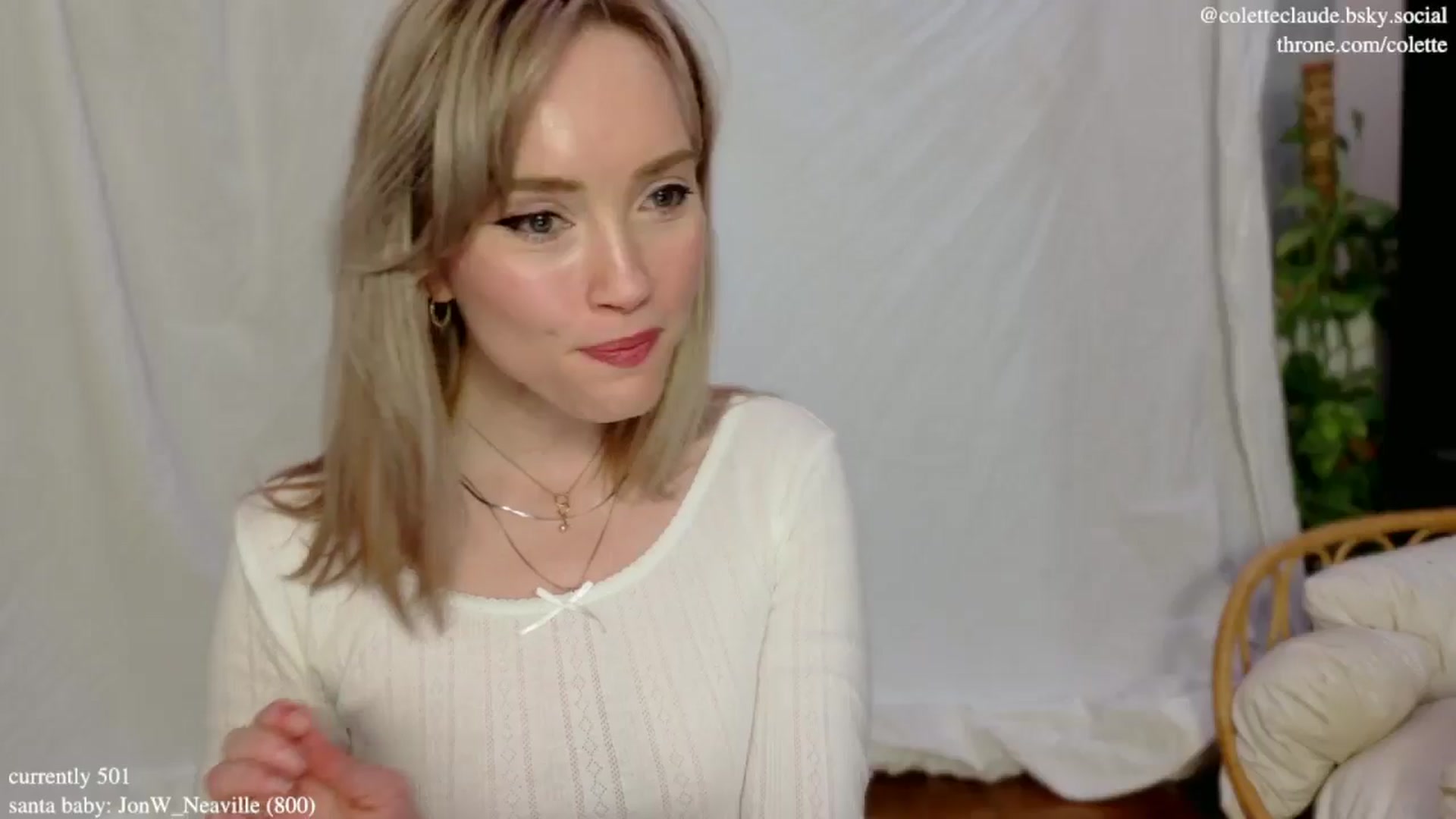 Gallery image thumbnail from coletteclaus's myfreecams stream on, 12/26/2024, 21:29 image 8 of 20