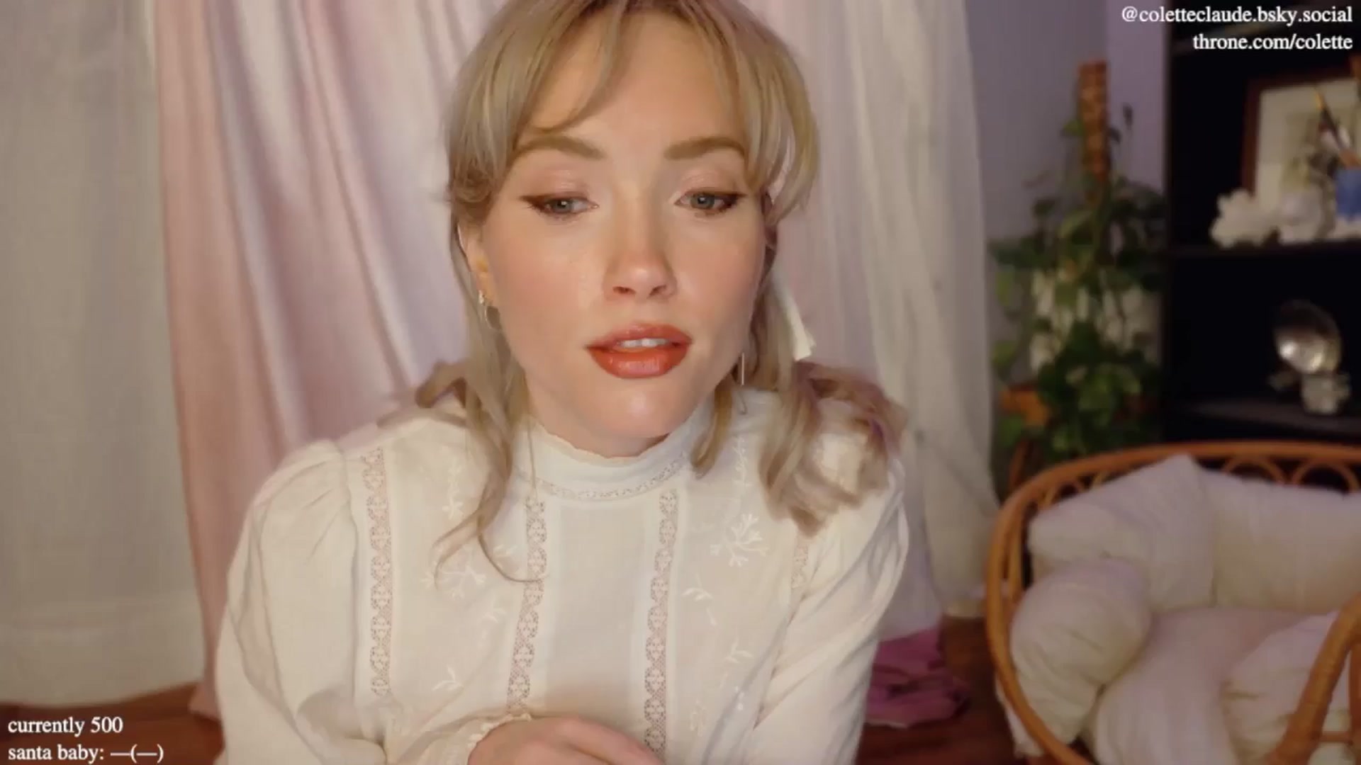 Gallery image thumbnail from coletteclaus's myfreecams stream on, 12/27/2024, 21:15 image 1 of 20