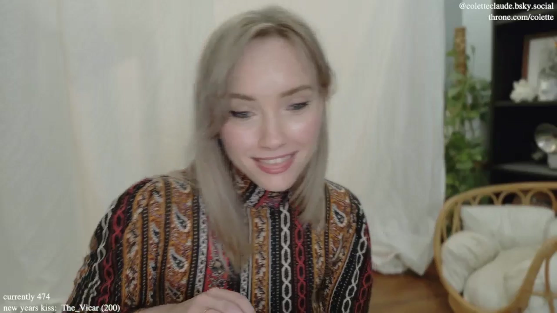 Gallery image thumbnail from coletteclaus's myfreecams stream on, 12/31/2024, 21:14 image 8 of 20