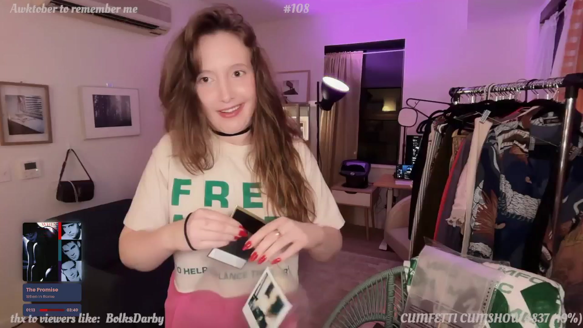 Gallery image thumbnail from consideruby's myfreecams stream on, 10/01/2025, 11:03 image 1 of 20
