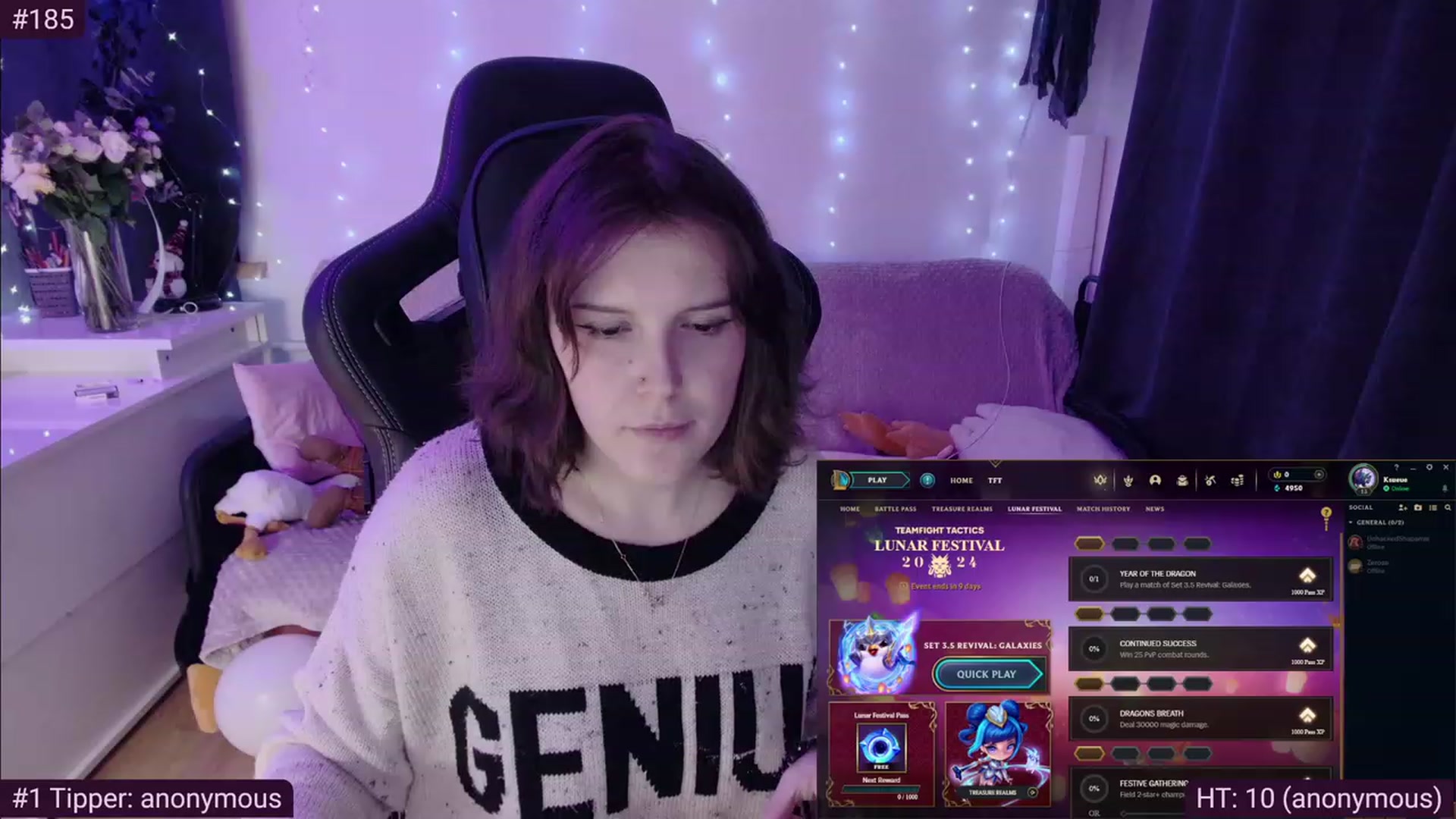 Gallery image thumbnail from crybabyKys's myfreecams stream on, 02/12/2024, 01:02 image 19 of 20