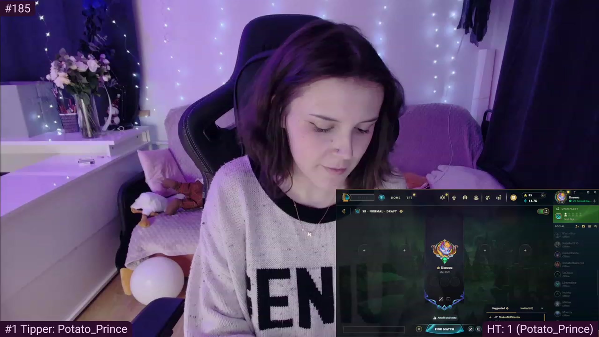 Gallery image thumbnail from crybabyKys's myfreecams stream on, 02/12/2024, 01:02 image 14 of 20