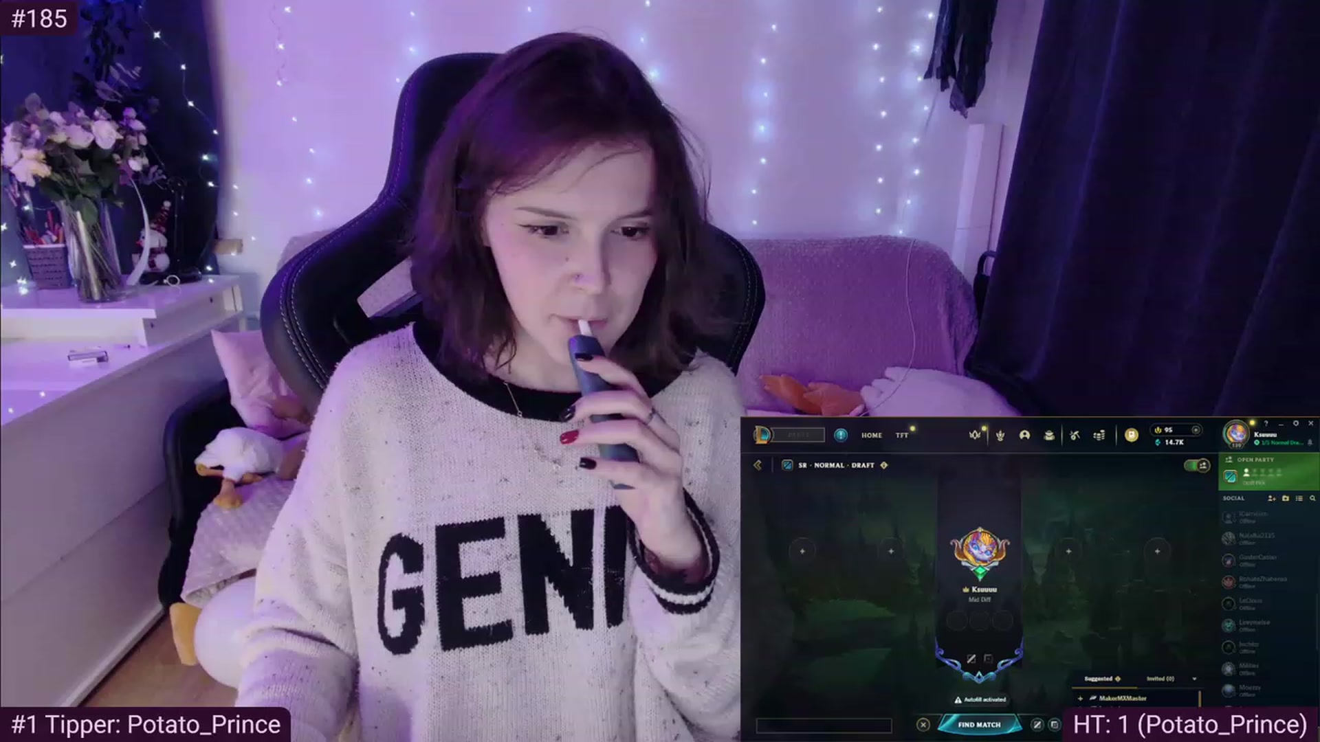 Gallery image thumbnail from crybabyKys's myfreecams stream on, 02/12/2024, 01:54 image 6 of 20