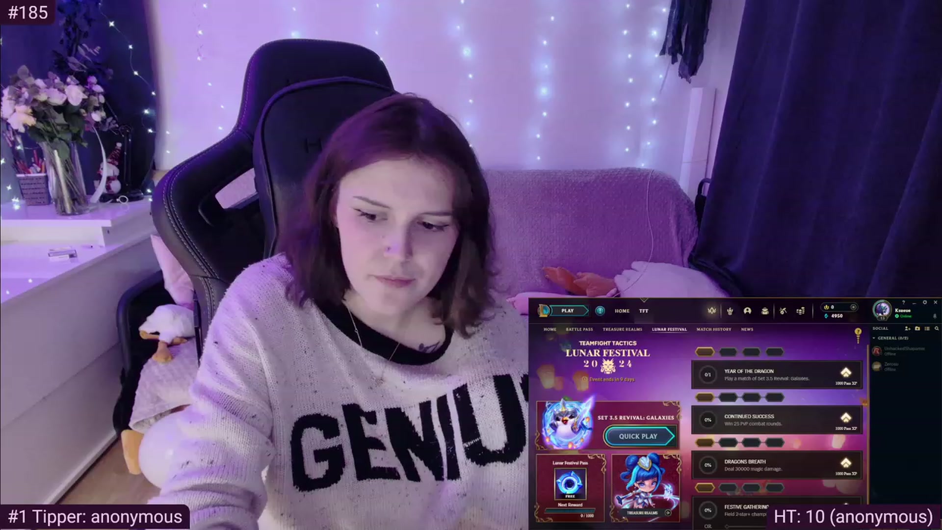 Gallery image thumbnail from crybabyKys's myfreecams stream on, 02/12/2024, 01:54 image 10 of 20