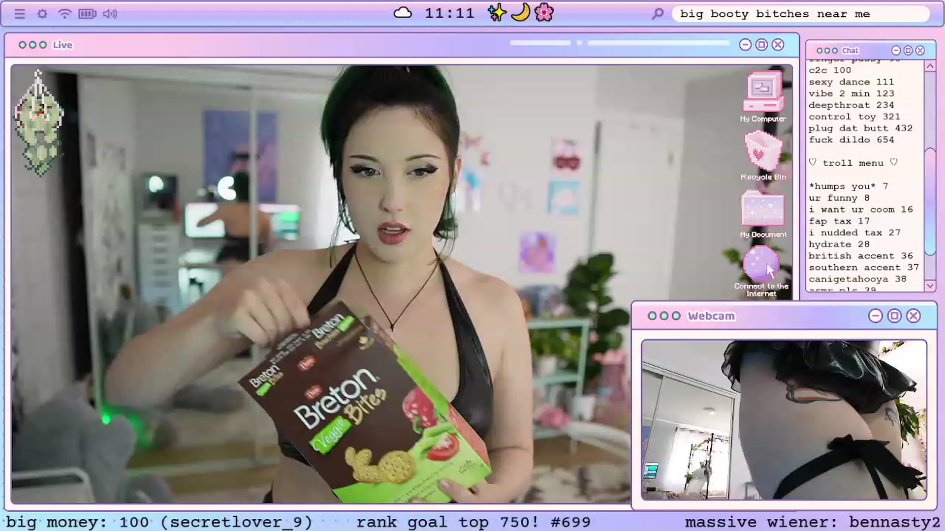 Gallery image thumbnail from cyb3r_cuti3's myfreecams stream on, 04/15/2023, 22:23 image 13 of 20