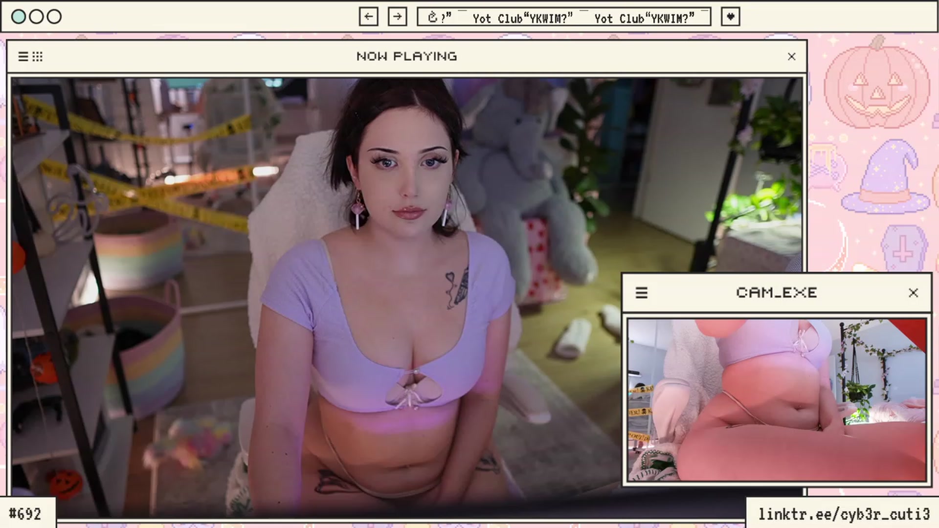 Gallery image thumbnail from cyb3r_cuti3's myfreecams stream on, 10/16/2023, 24:14 image 5 of 20