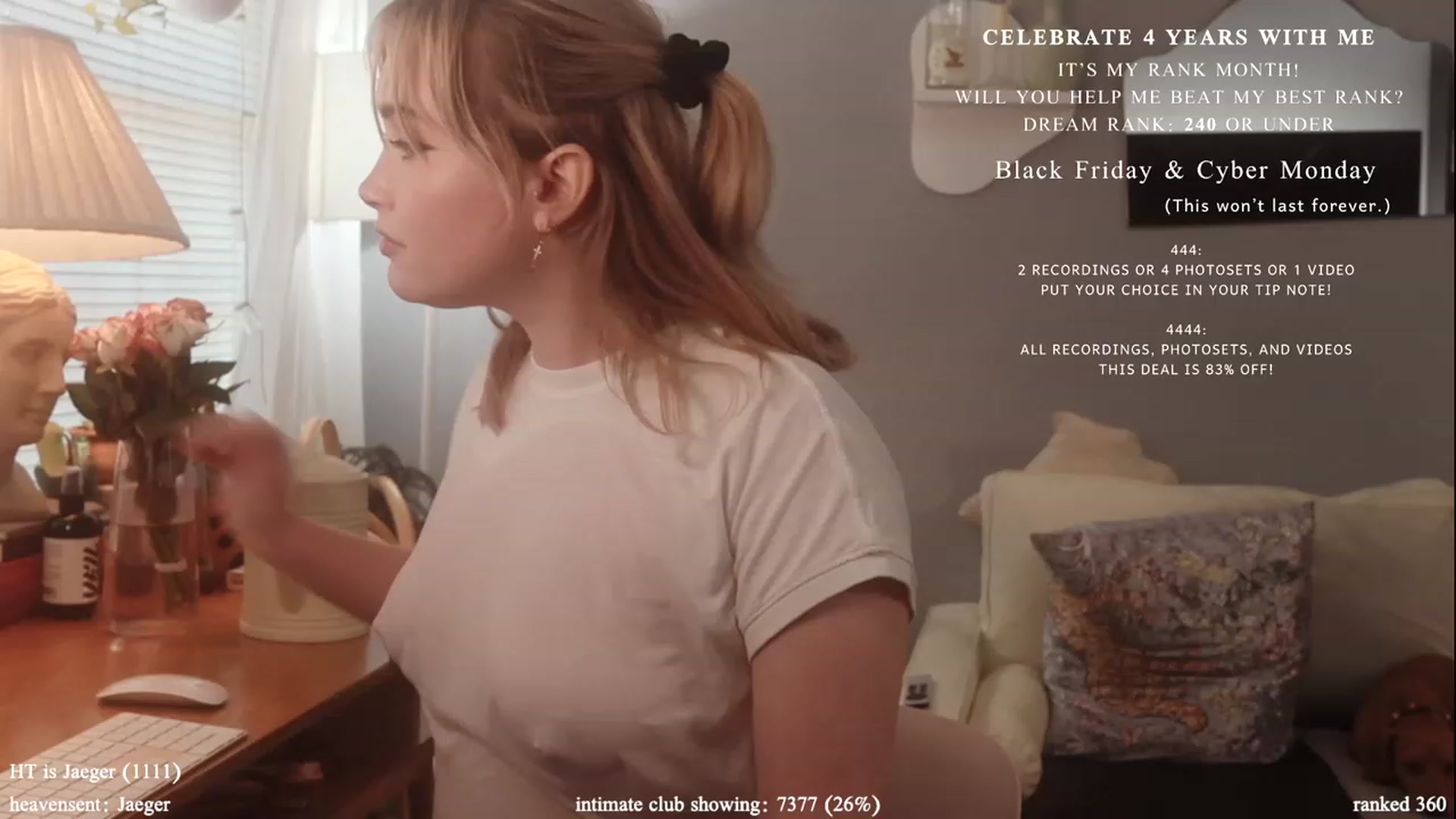Gallery image thumbnail from daddyissues's myfreecams stream on, 11/27/2023, 17:35 image 16 of 20