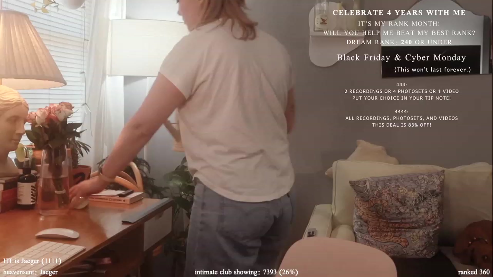 Gallery image thumbnail from daddyissues's myfreecams stream on, 11/27/2023, 17:35 image 6 of 20