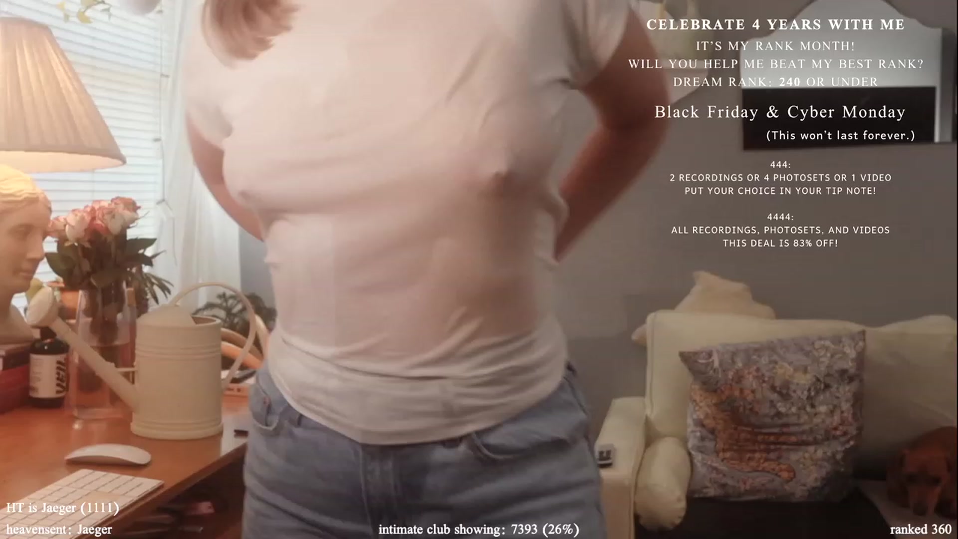 Gallery image thumbnail from daddyissues's myfreecams stream on, 11/27/2023, 17:35 image 9 of 20