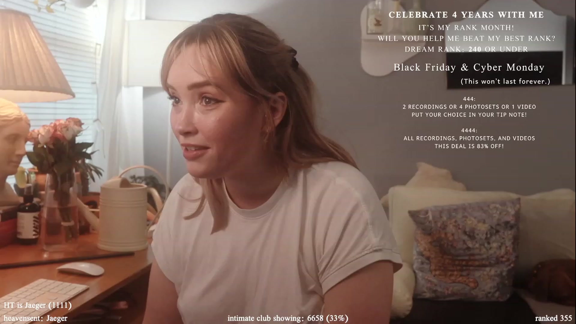Gallery image thumbnail from daddyissues's myfreecams stream on, 11/27/2023, 19:08 image 12 of 20